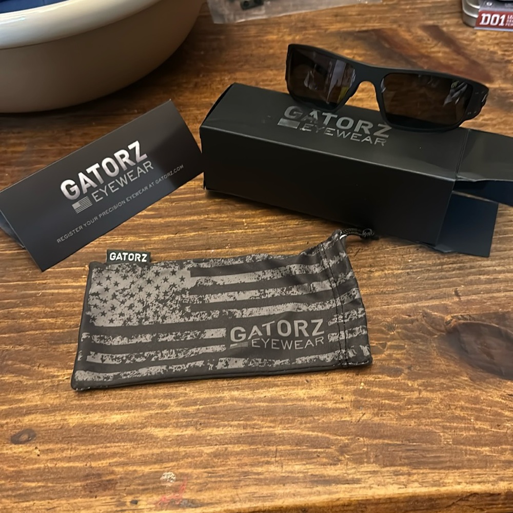 Gatorz polarized sunglasses.